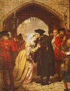 Edward Matthew Ward Sir Thomas More's Farewell to his Daughter Sweden oil painting reproduction